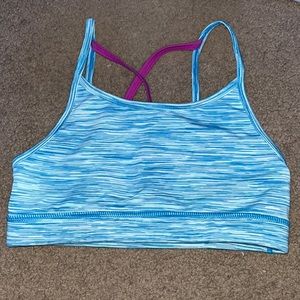 Zella Girl bra blue and purple
